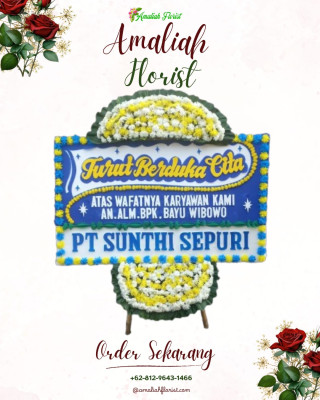 Papan Bunga Duka di Petuk Katimpun