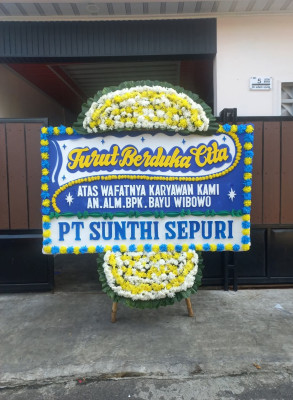 Papan Bunga Duka di Petuk Katimpun